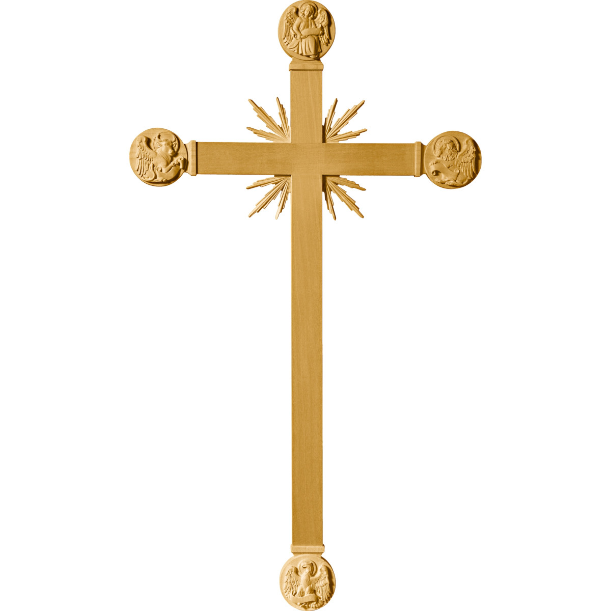 Cruz con Evangelistas y rayos